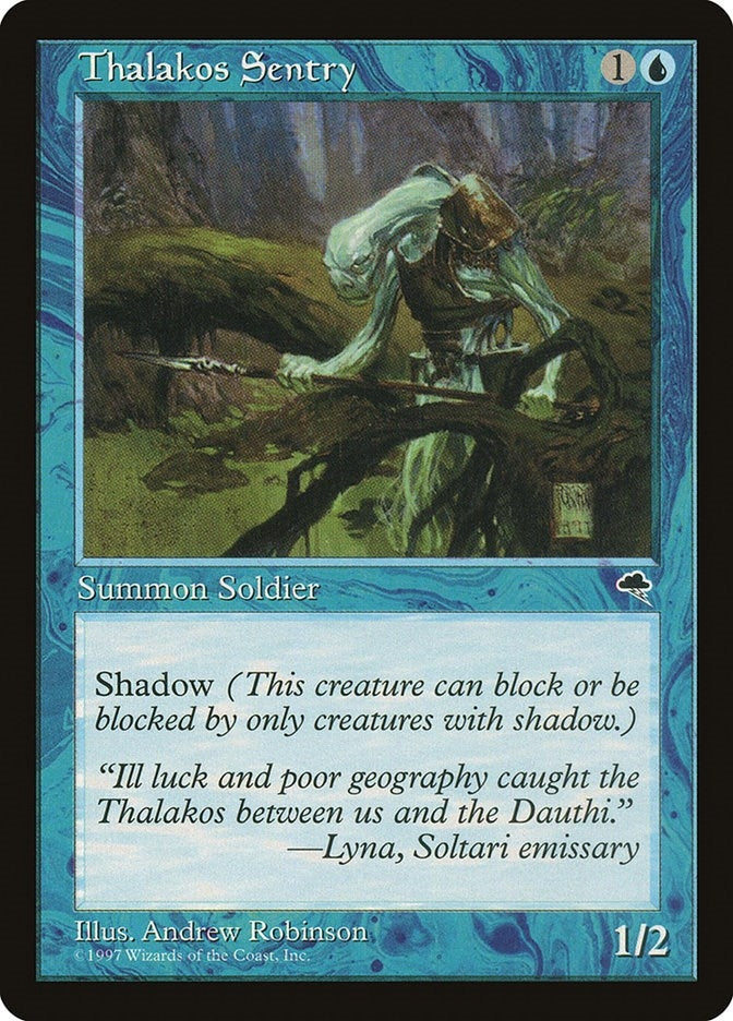 Image for Thalakos Sentry (Tempest) (95) - Magic: The Gathering