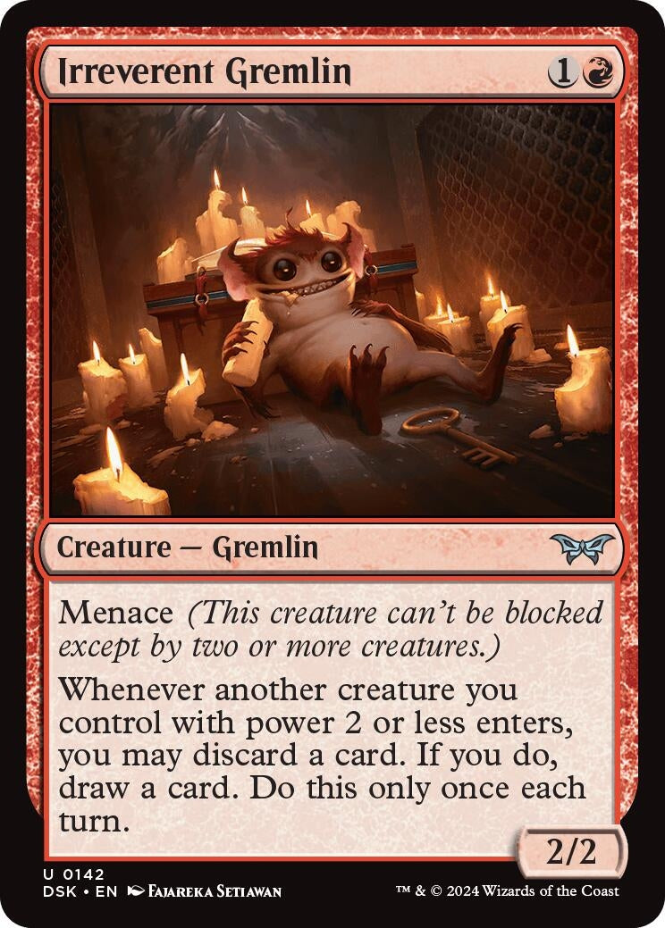 Image for Irreverent Gremlin (Duskmourn: House of Horror) (142) - Magic: The Gathering