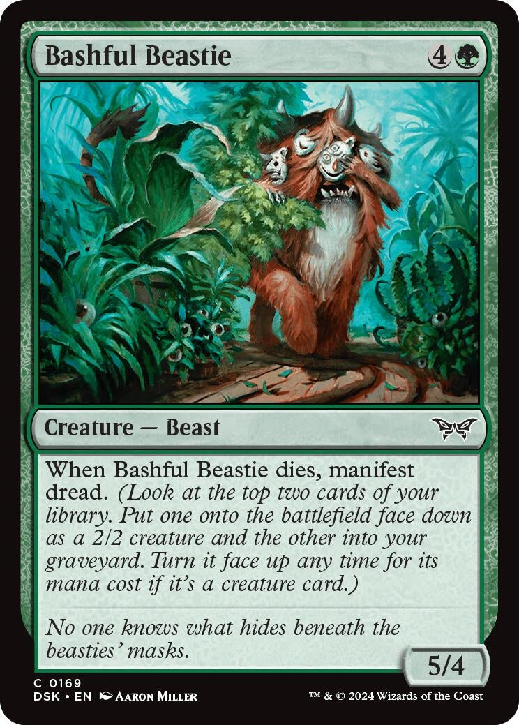 Image for Bashful Beastie (Duskmourn: House of Horror) (169) - Magic: The Gathering