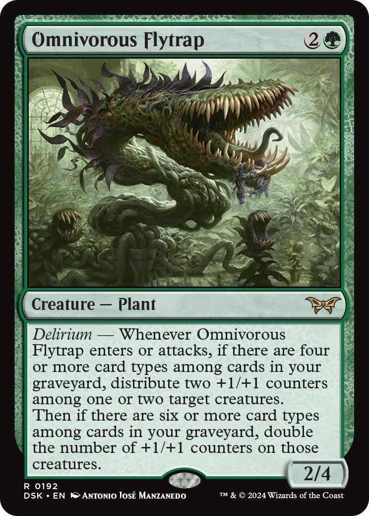 Image for Omnivorous Flytrap (Duskmourn: House of Horror) (192) - Magic: The Gathering