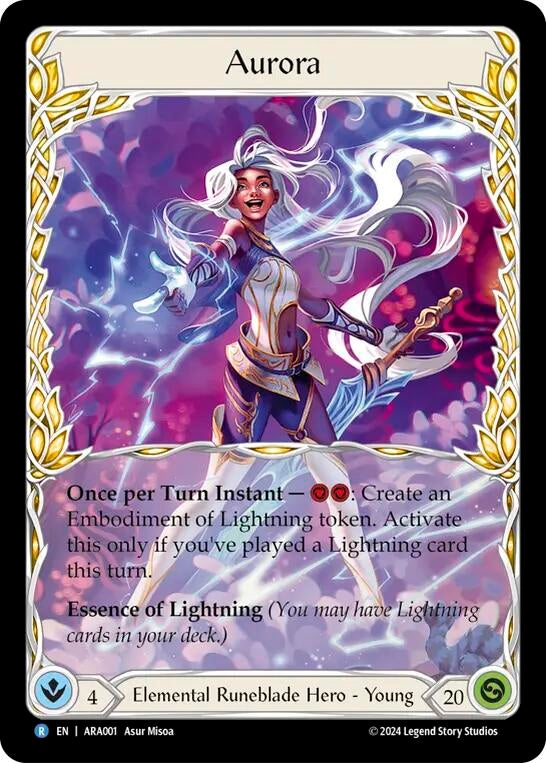 Image for Aurora (Blitz Deck: Rosetta - Aurora) (ARA001) - Flesh and Blood TCG