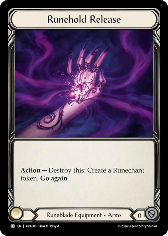 Image for Runehold Release (Blitz Deck: Rosetta - Aurora) (ARA005) - Flesh and Blood TCG