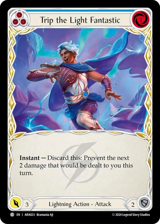 Image for Trip the Light Fantastic (Blue) (Blitz Deck: Rosetta - Aurora) (ARA023) - Flesh and Blood TCG