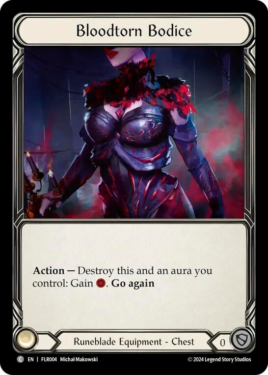 Image for Bloodtorn Bodice (Blitz Deck: Rosetta - Florian) (FLR004) - Flesh and Blood TCG