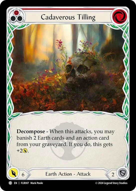 Image for Cadaverous Tilling (Red) (Blitz Deck: Rosetta - Florian) (FLR007) - Flesh and Blood TCG
