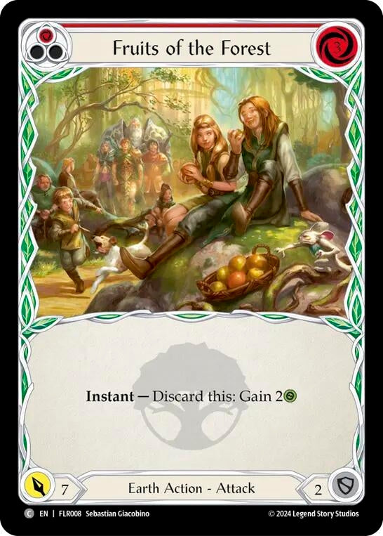 Image for Fruits of the Forest (Red) (Blitz Deck: Rosetta - Florian) (FLR008) - Flesh and Blood TCG