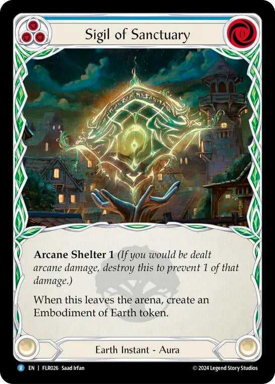 Image for Sigil of Sanctuary (Blitz Deck: Rosetta - Florian) (FLR026) - Flesh and Blood TCG