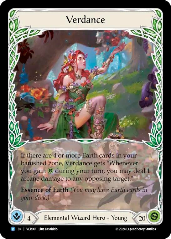 Image for Verdance (Blitz Deck: Rosetta - Verdance) (VER001) - Flesh and Blood TCG