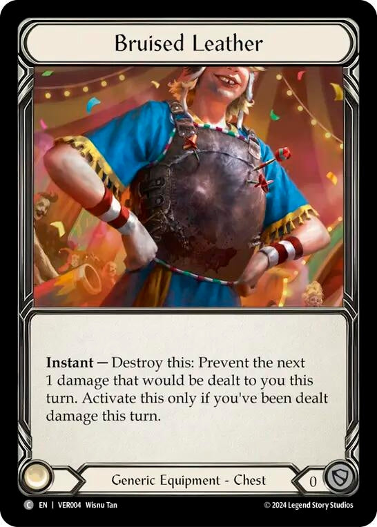 Image for Bruised Leather (Blitz Deck: Rosetta - Verdance) (VER004) - Flesh and Blood TCG