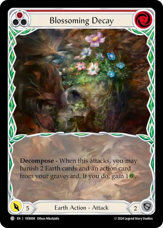 Image for Blossoming Decay (Red) (Blitz Deck: Rosetta - Verdance) (VER008) - Flesh and Blood TCG