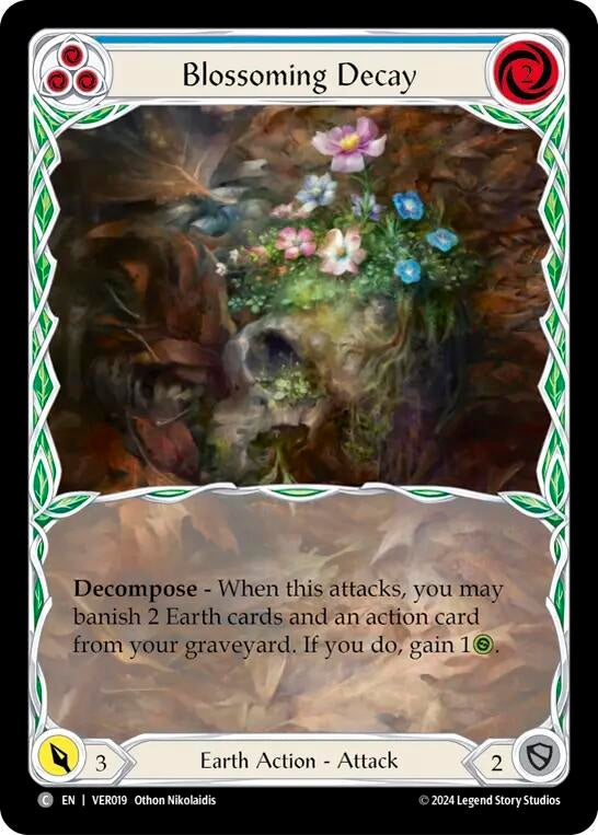 Image for Blossoming Decay (Blue) (Blitz Deck: Rosetta - Verdance) (VER019) - Flesh and Blood TCG