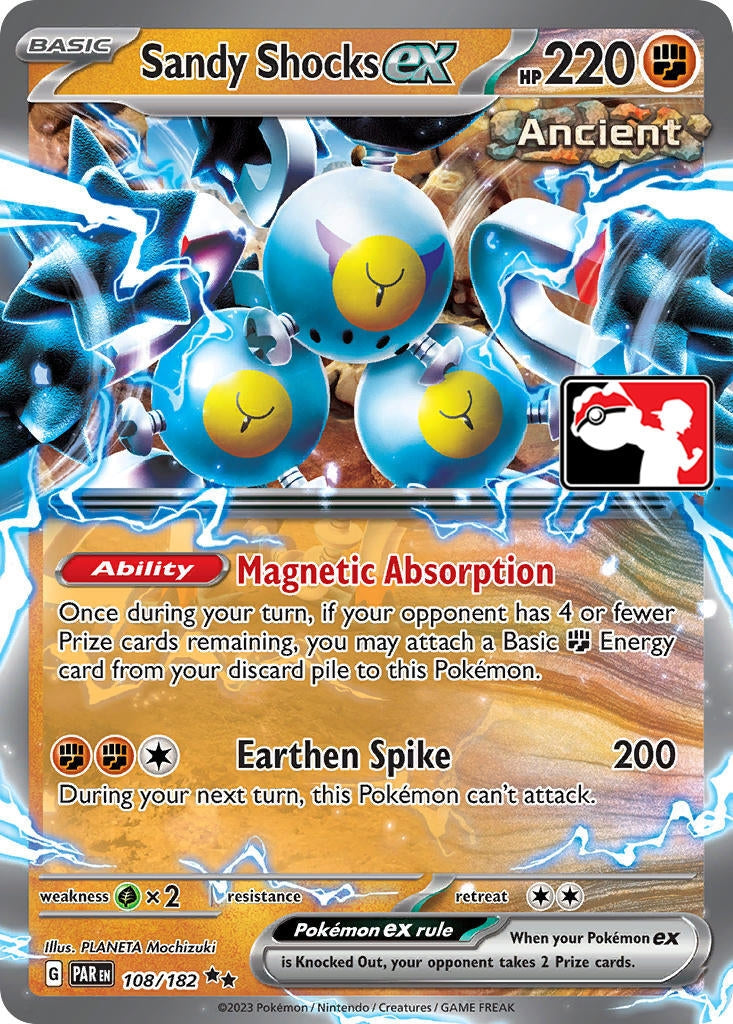 Image for Sandy Shocks ex (Prize Pack Series Cards) (108/182) - Pokemon
