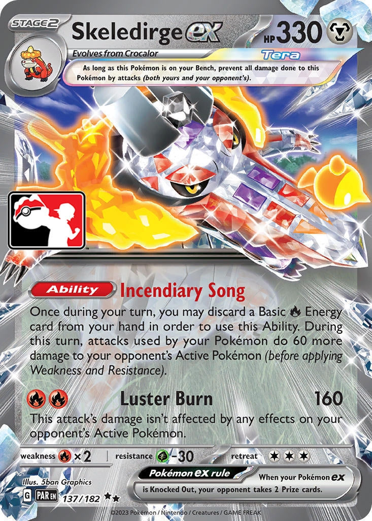Image for Skeledirge ex - 137 (Prize Pack Series Cards) (137/182) - Pokemon