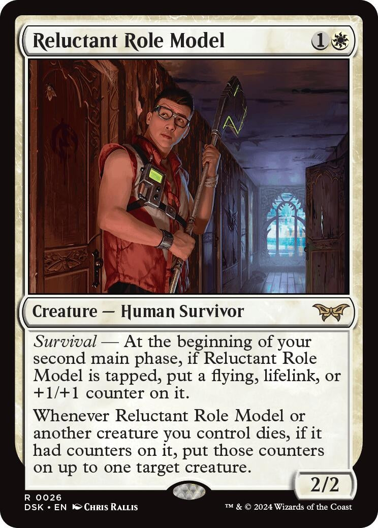 Image for Reluctant Role Model (0026) (Duskmourn: House of Horror) (26) - Magic: The Gathering