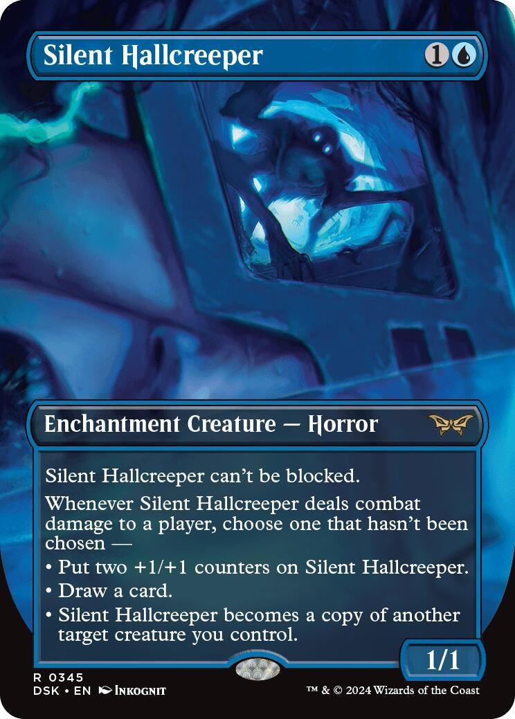 Image for Silent Hallcreeper (Borderless) (Duskmourn: House of Horror) (345) - Magic: The Gathering