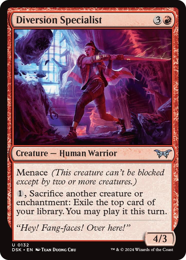 Image for Diversion Specialist (Duskmourn: House of Horror) (132) - Magic: The Gathering