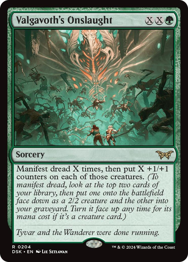Image for Valgavoth's Onslaught (Duskmourn: House of Horror) (204) - Magic: The Gathering
