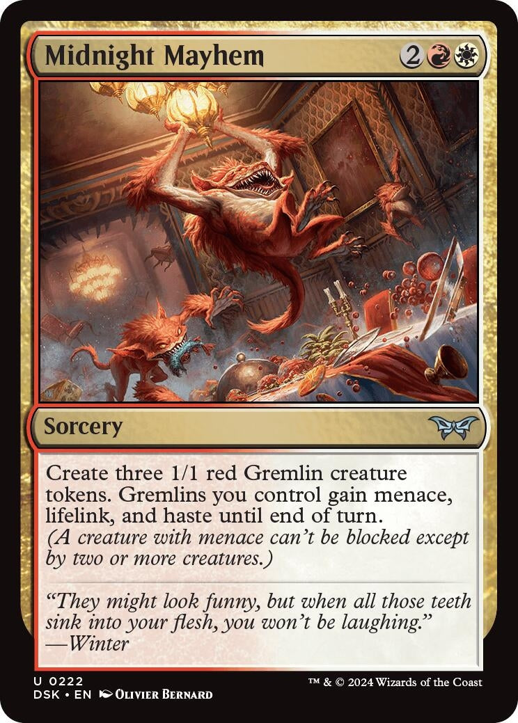 Image for Midnight Mayhem (Duskmourn: House of Horror) (222) - Magic: The Gathering
