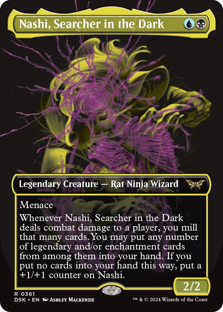 Image for Nashi, Searcher in the Dark (Showcase) (Duskmourn: House of Horror) (361) - Magic: The Gathering