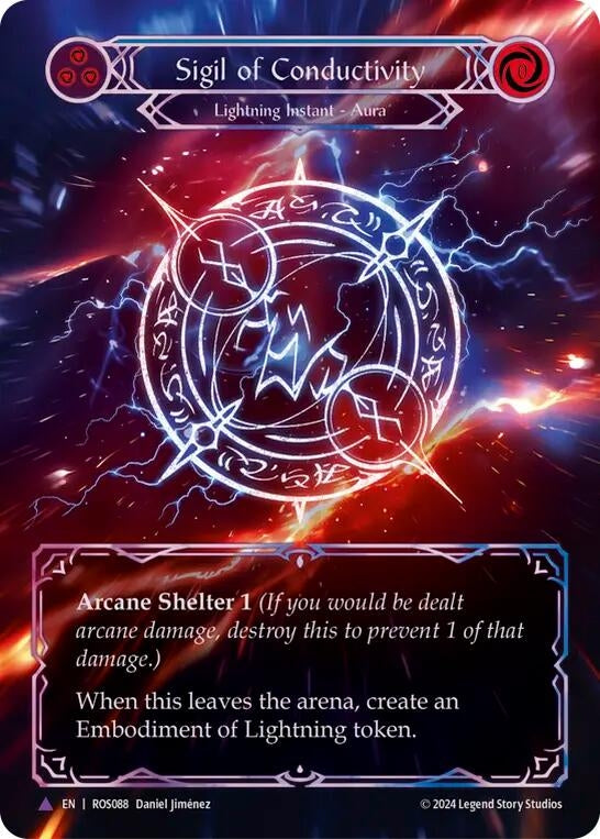 Image for Sigil of Conductivity (Marvel) (Rosetta) (ROS088) - Flesh and Blood TCG