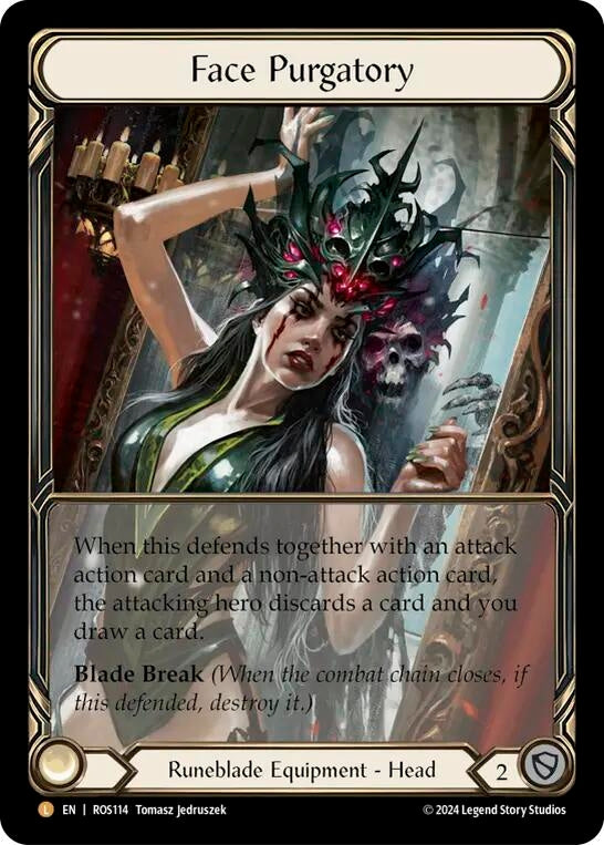 Image for Face Purgatory (Extended Art) (Rosetta) (ROS114) - Flesh and Blood TCG