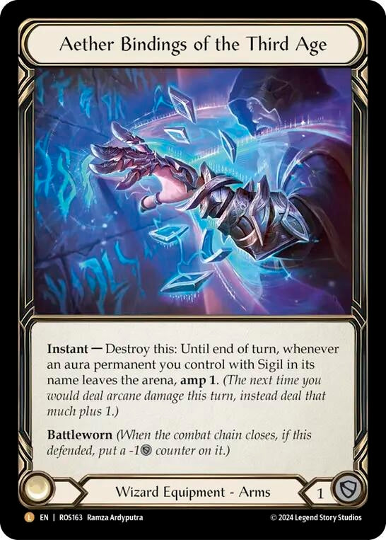 Image for Aether Bindings of the Third Age (Rosetta) (ROS163) - Flesh and Blood TCG