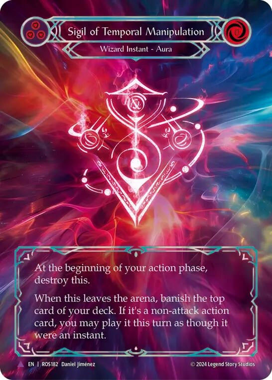Image for Sigil of Temporal Manipulation (Marvel) (Rosetta) (ROS182) - Flesh and Blood TCG