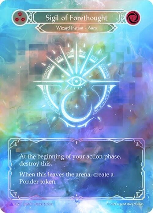 Image for Sigil of Forethought (Marvel) (Rosetta) (ROS210) - Flesh and Blood TCG