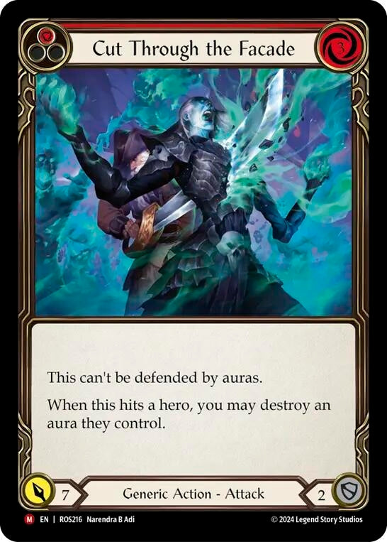 Image for Cut Through the Facade (Rosetta) (ROS216) - Flesh and Blood TCG