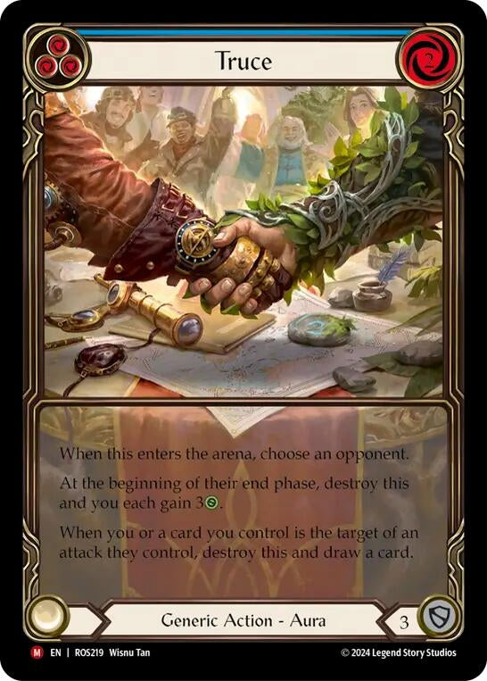 Image for Truce (Extended Art) (Rosetta) (ROS219) - Flesh and Blood TCG