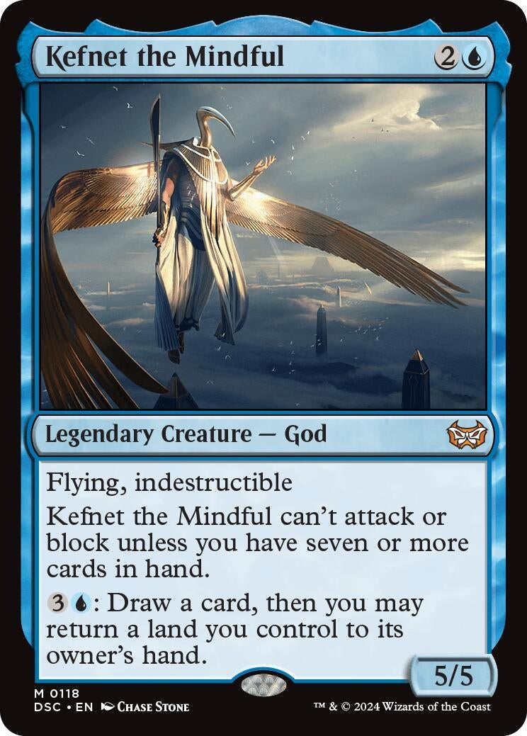 Image for Kefnet the Mindful (Commander: Duskmourn: House of Horror) (118) - Magic: The Gathering