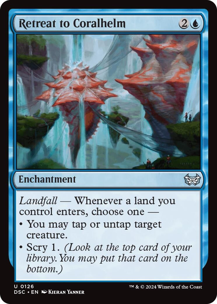 Image for Retreat to Coralhelm (Commander: Duskmourn: House of Horror) (126) - Magic: The Gathering