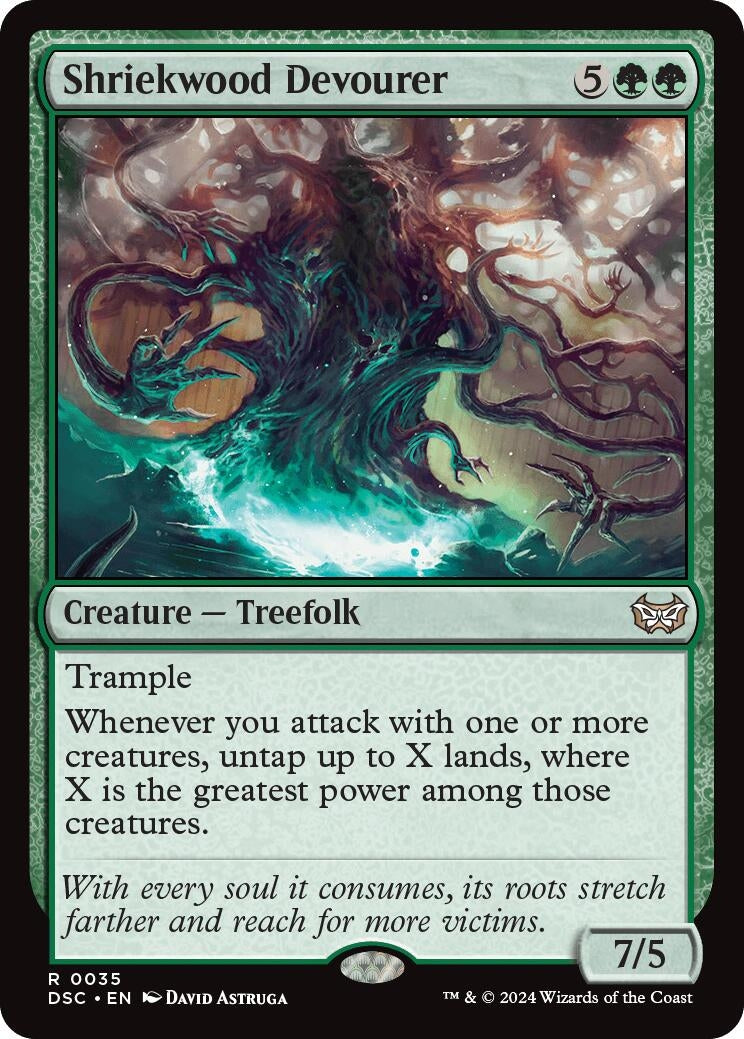 Image for Shriekwood Devourer (Commander: Duskmourn: House of Horror) (35) - Magic: The Gathering