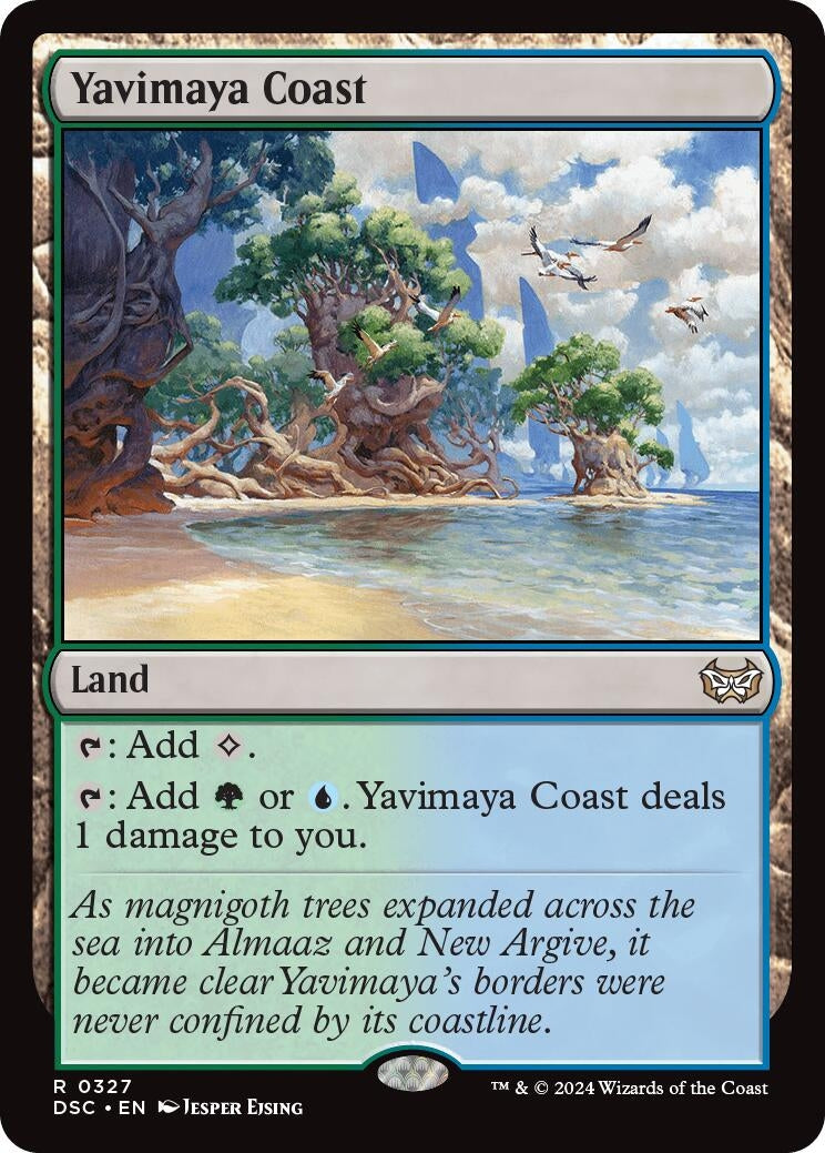 Image for Yavimaya Coast (Commander: Duskmourn: House of Horror) (327) - Magic: The Gathering