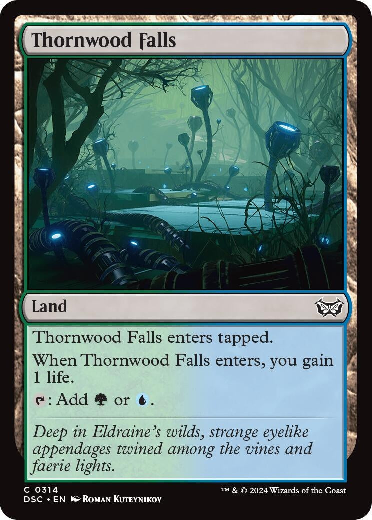 Image for Thornwood Falls (Commander: Duskmourn: House of Horror) (314) - Magic: The Gathering