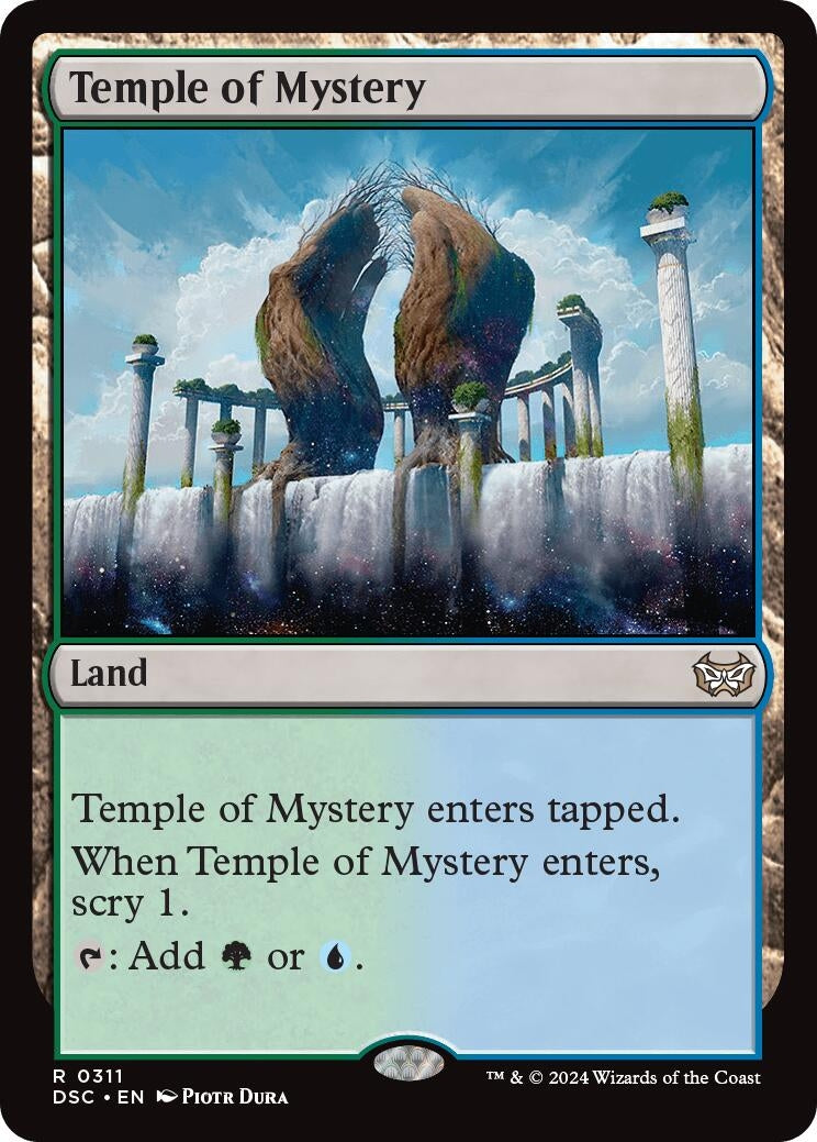 Image for Temple of Mystery (Commander: Duskmourn: House of Horror) (311) - Magic: The Gathering