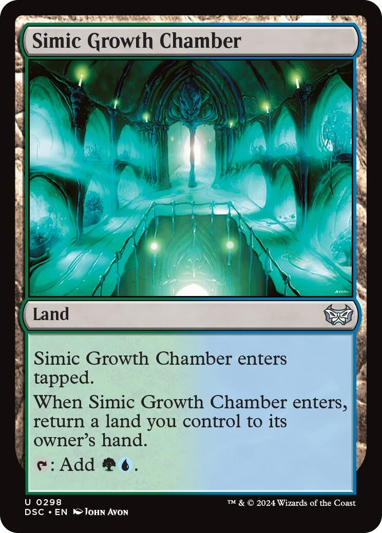 Image for Simic Growth Chamber (Commander: Duskmourn: House of Horror) (298) - Magic: The Gathering