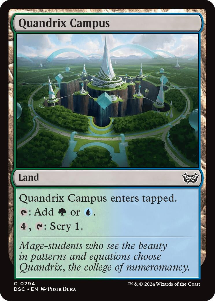 Image for Quandrix Campus (Commander: Duskmourn: House of Horror) (294) - Magic: The Gathering