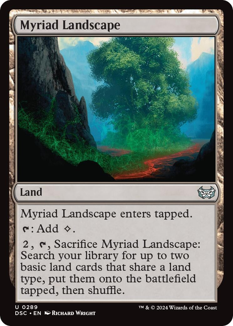 Image for Myriad Landscape (Commander: Duskmourn: House of Horror) (289) - Magic: The Gathering