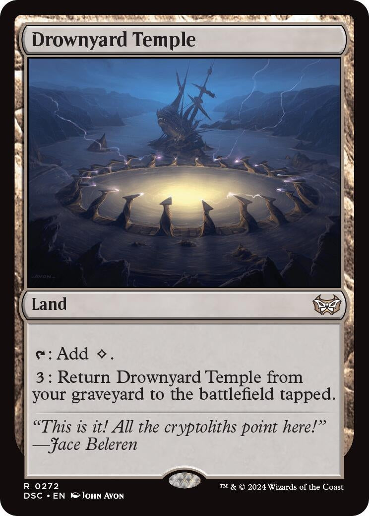 Image for Drownyard Temple (Commander: Duskmourn: House of Horror) (272) - Magic: The Gathering