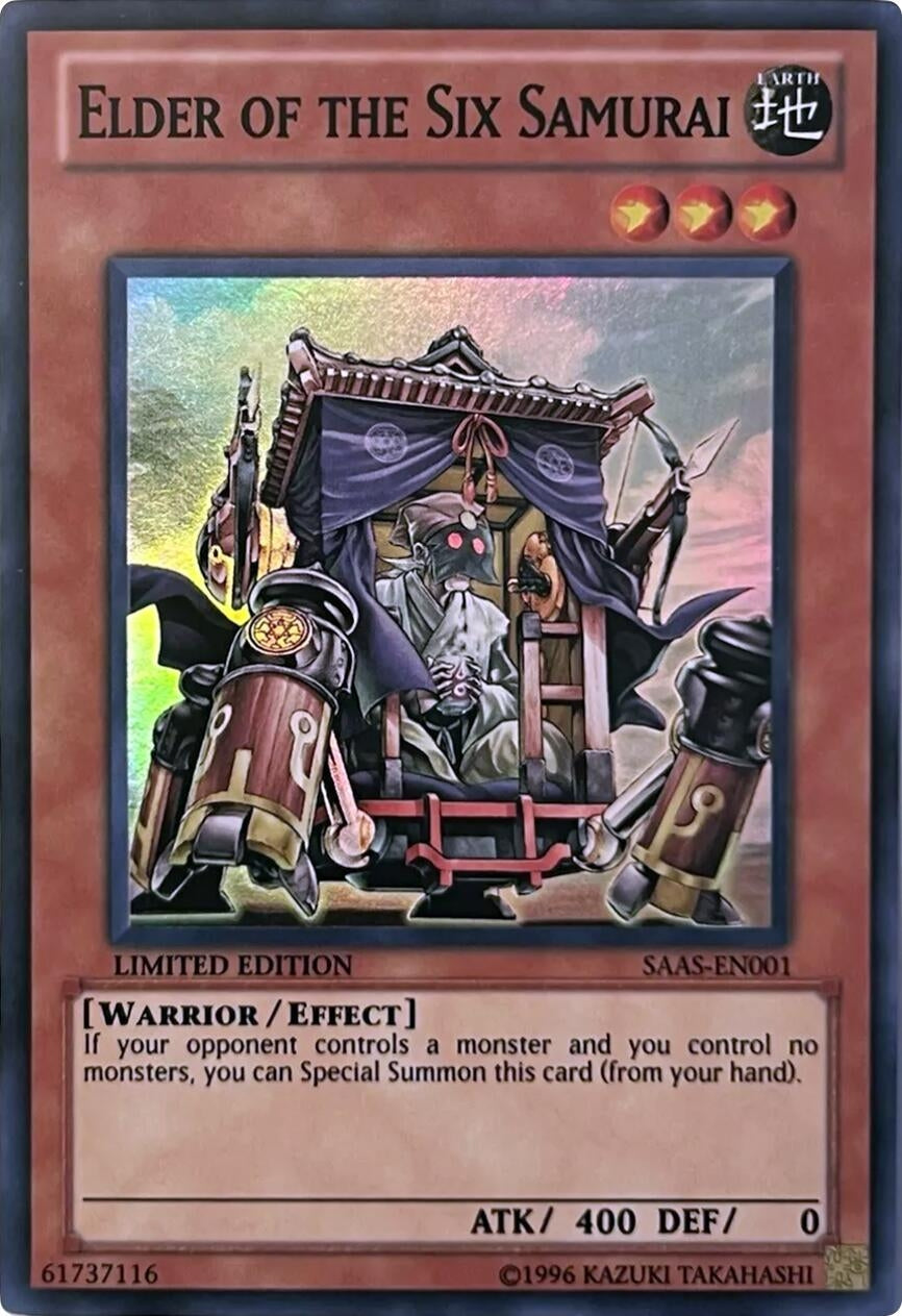 Image for Elder of the Six Samurai (Samurai Assault) (SAAS-EN001) - YuGiOh