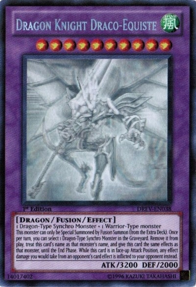 Image for Dragon Knight Draco-Equiste (Ghost Rare) (Duelist Revolution) (DREV-EN038) - YuGiOh