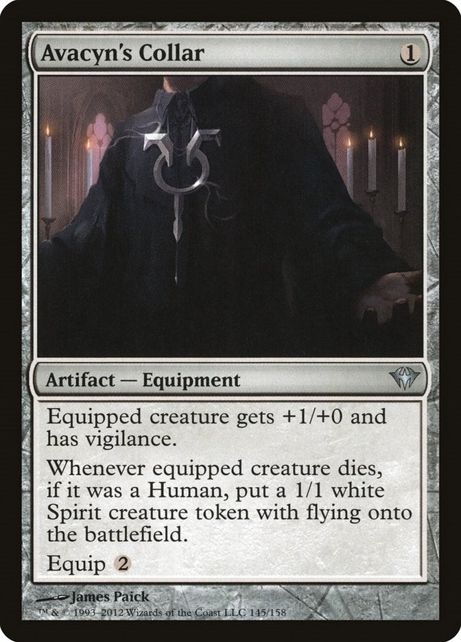Image for Avacyn's Collar (Dark Ascension) (145) - Magic: The Gathering