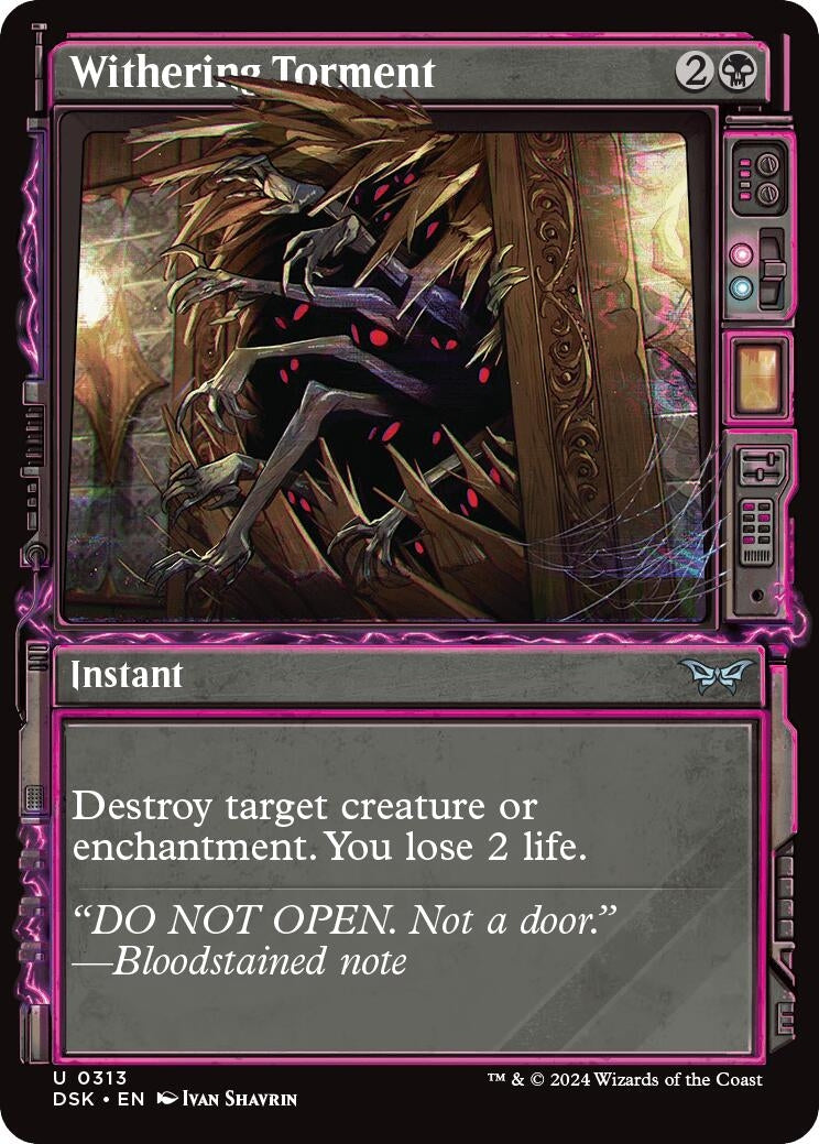 Image for Withering Torment (Showcase) (Duskmourn: House of Horror) (313) - Magic: The Gathering