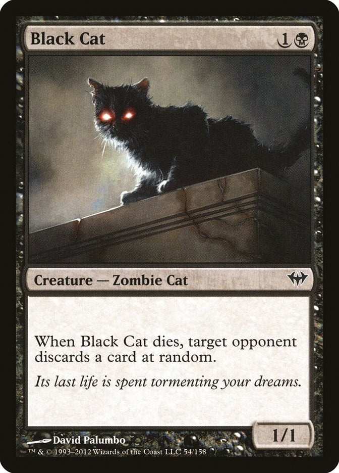 Image for Black Cat (Dark Ascension) (54) - Magic: The Gathering