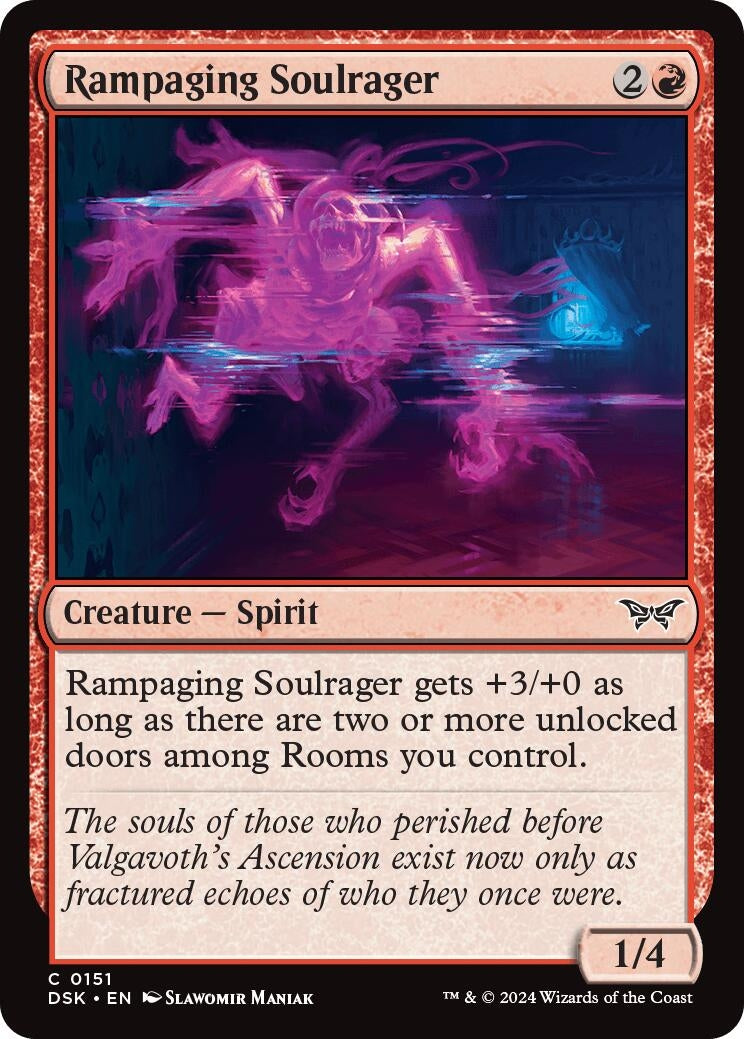 Image for Rampaging Soulrager (Duskmourn: House of Horror) (151) - Magic: The Gathering
