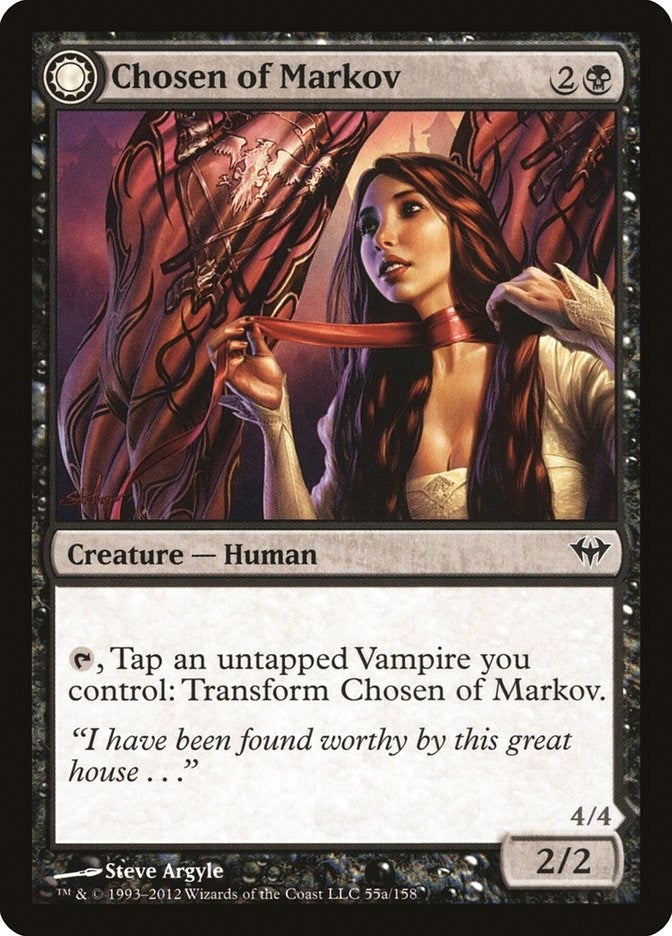 Image for Chosen of Markov (Dark Ascension) (55) - Magic: The Gathering