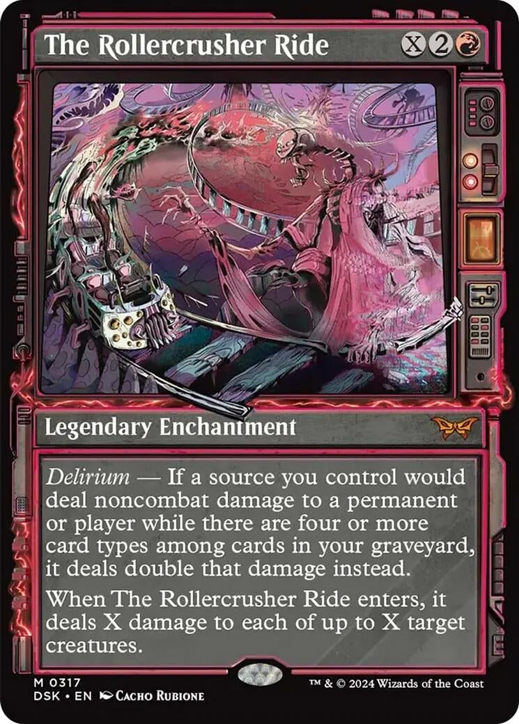 Image for The Rollercrusher Ride (Showcase) (Duskmourn: House of Horror) (317) - Magic: The Gathering