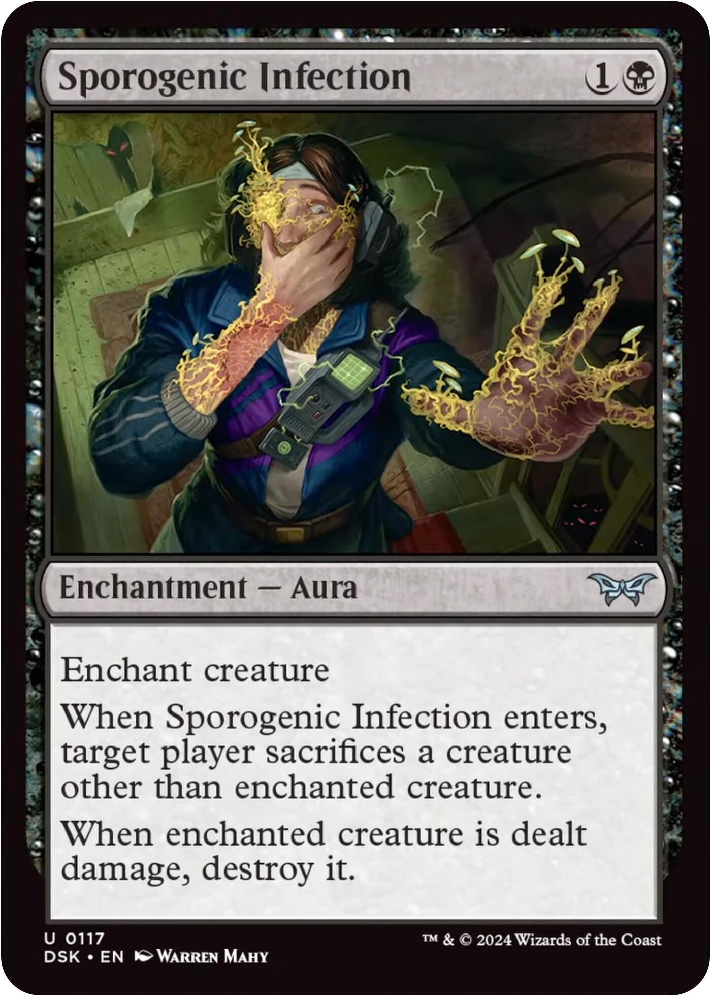 Image for Sporogenic Infection (Duskmourn: House of Horror) (117) - Magic: The Gathering
