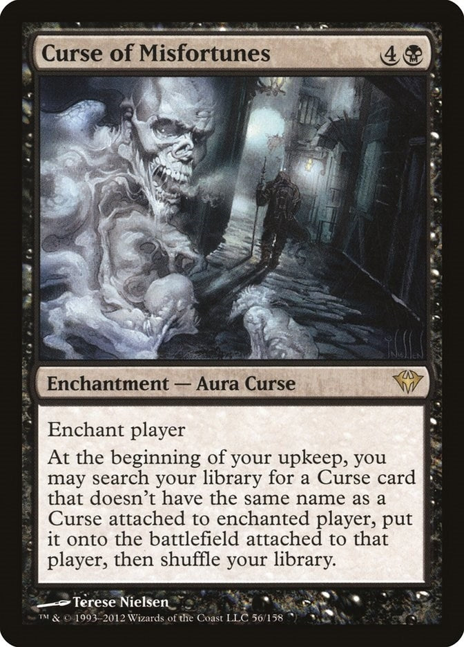 Image for Curse of Misfortunes (Dark Ascension) (56) - Magic: The Gathering